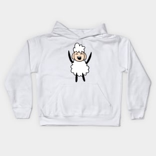 cute little sheep Kids Hoodie